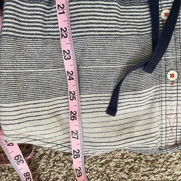 Anthropologie Postmark Brand Blue and White Stripe Tunic Top - Picture 15 of 15